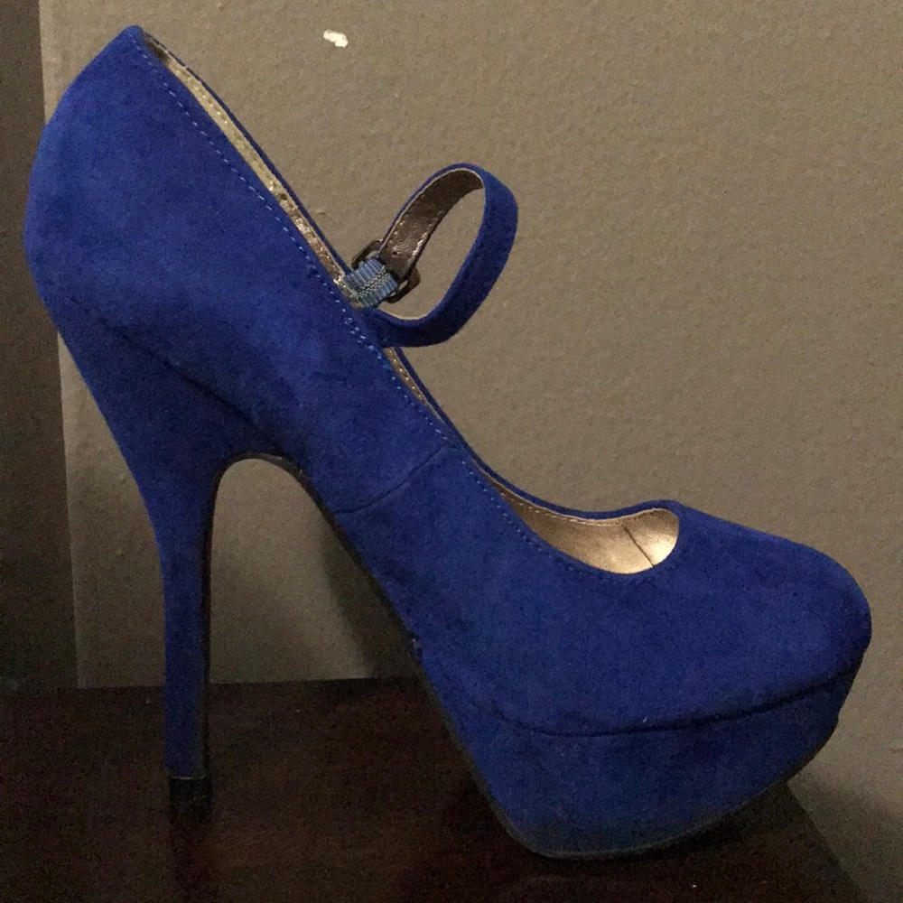 Qupid Royal Blue Pumps